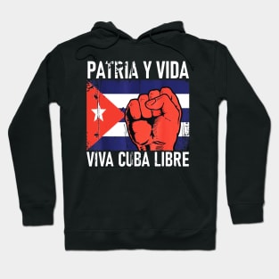 Cuba Flag Cuban Pride Cuba Power Vintage Hoodie